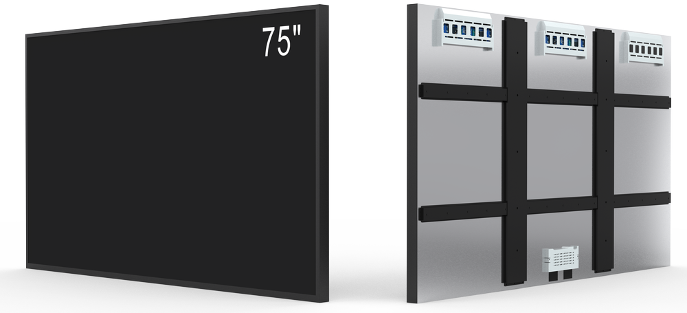 77 inch high brightness display